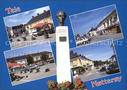 Notteroy Motiver fra tettstedet Monument Denkmal Bueste