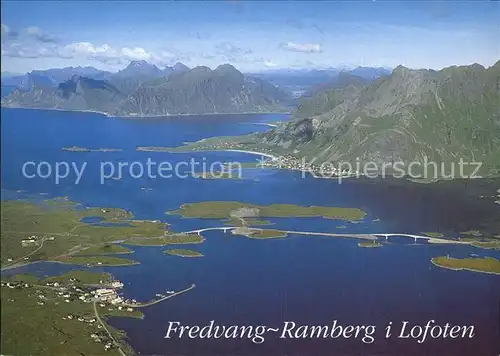 Ramberg Nordland Fredvang Lofoten Fliegeraufnahme