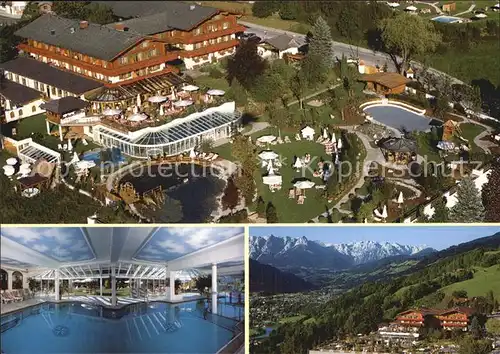 Sankt Johann Pongau Fliegeraufnahme Hotel Oberforsthof  Kat. Sankt Johann im Pongau