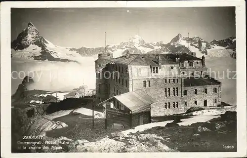 Zermatt VS mit Gornergrat Hotel Kulm und Matterhorn Kat. Zermatt