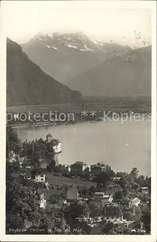 Veytaux Chillon et Dents du Midi Kat. Veytaux