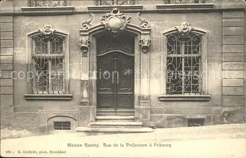 Fribourg FR Maison Raemy Rue de la Prefecture Kat. Fribourg FR