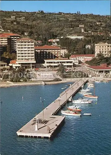 Portoroz Hafen Fliegeraufnahme Kat. Slowenien