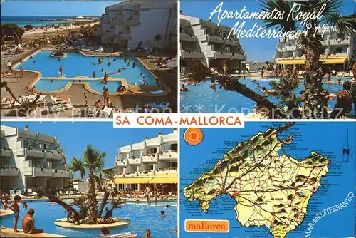 Mallorca Sa Coma Apartamentos Royal Mediterraneo Kat. Spanien