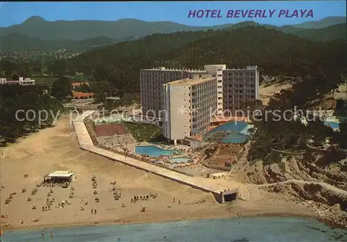 Paguera Mallorca Islas Baleares Fliegeraufnahme Hotel Beverly Playa Kat. Calvia