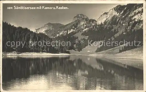 Saembtissee mit Kamor und Kasten Kat. Appenzeller Alpen