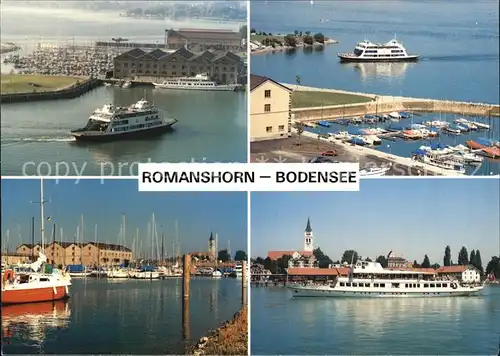 Romanshorn Bodensee Faehren Bootshafen MS Thurgau