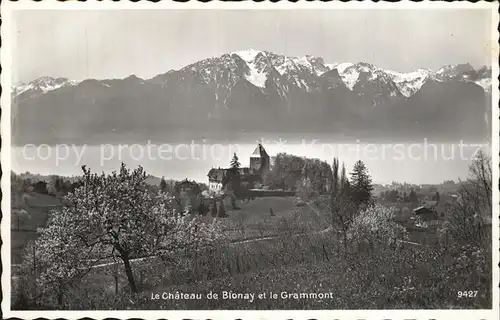 Blonay Le Chateau de Blonay et le Grammont Kat. Blonay
