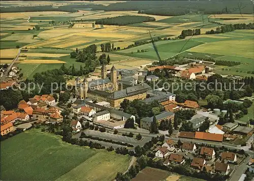 Muensterschwarzach Fliegeraufnahme mit Benediktiner Abtei Kat. Schwarzach a.Main