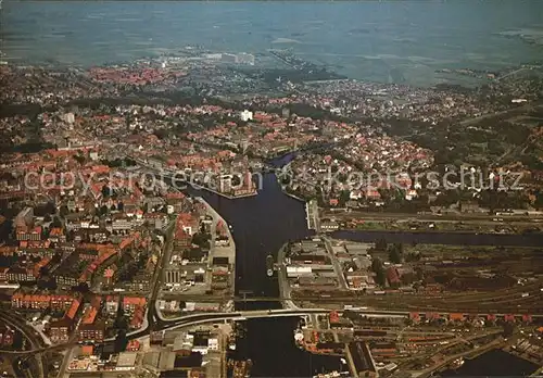 Emden Ostfriesland Fliegeraufnahme Kat. Emden