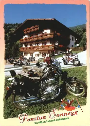 Saalbach Hinterglemm Pension Sonnegg Motorraeder Kat. Saalbach Hinterglemm