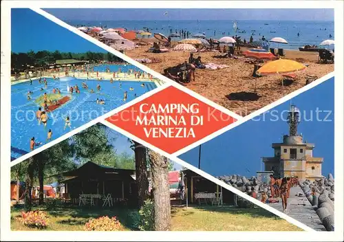 Punta Sabbioni Camping Marina di Venezia STrand Kat. Venezia Venedig