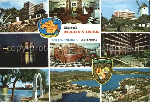 Porto Colom Hotel Maryvista Fliegeraufnahmen Kat. Mallorca