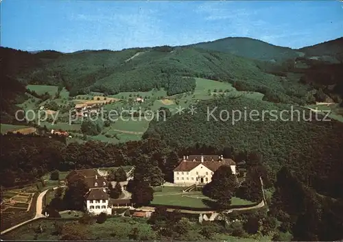 Schliengen Schloss Buergeln Fliegeraufnahme Kat. Schliengen