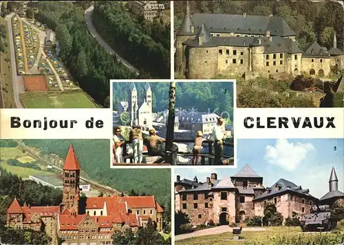 Clervaux Camping Schloss Abbaye  Kat. Clervaux
