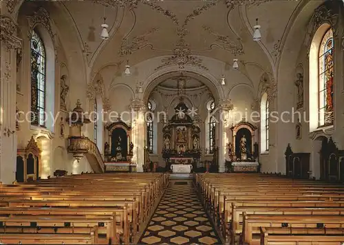 Weinfelden Kath Kirche St Johannes Inneres Kat. Weinfelden