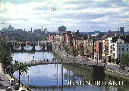Dublin Ireland Bridges River Liffey Kat. United Kingdom