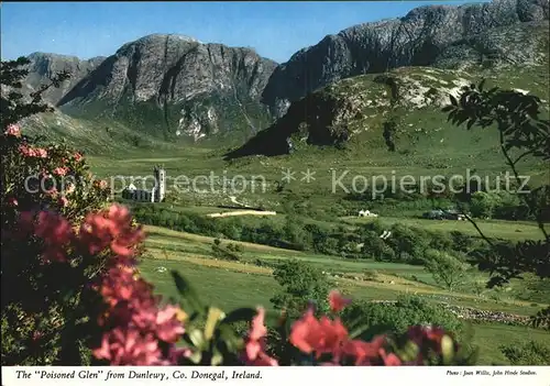 Donegal Ireland the "Poisoned Glen" from Dunlewy in the Highlands Kat. Irland