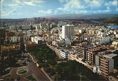 Las Palmas Gran Canaria Blick ueber die Stadt Kat. Las Palmas Gran Canaria
