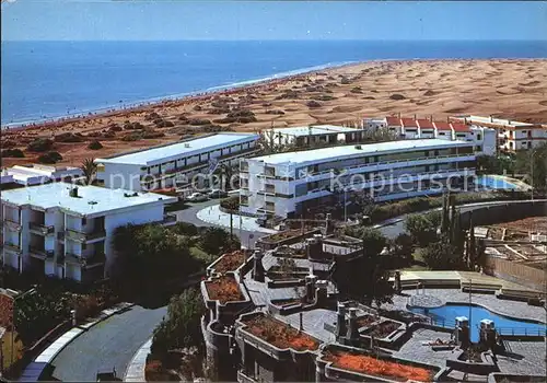 Playa del Ingles Gran Canaria Hotelanlage Strand Duenen Kat. San Bartolome de Tirajana