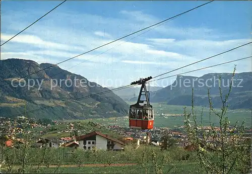 Dorf Tirol Talstation Seilbahn Alpenblick Kat. Tirolo
