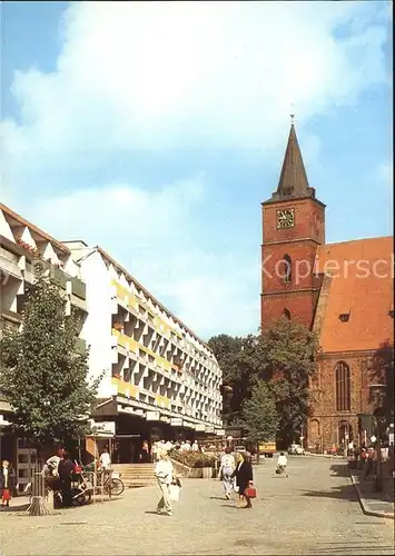 Bernau Berlin Thaelmannstrasse Kirche Kat. Bernau