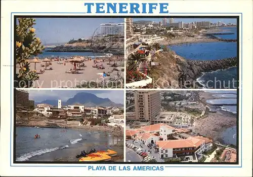 Playa de las Americas Strand Hotelanlagen Kat. Arona Tenerife Islas Canarias