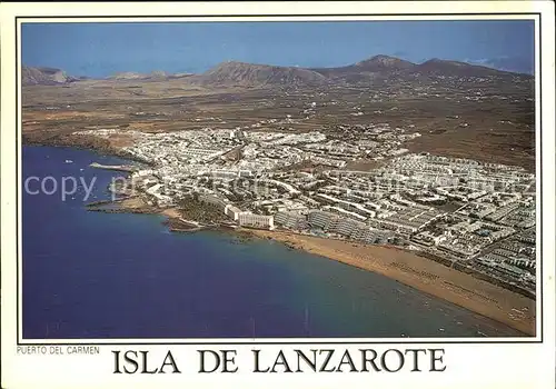 Puerto del Carmen Fliegeraufnahme Kat. Tias Lanzarote