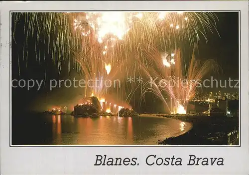 Blanes Fuegos Artificiales Feuerwerk Kat. Costa Brava