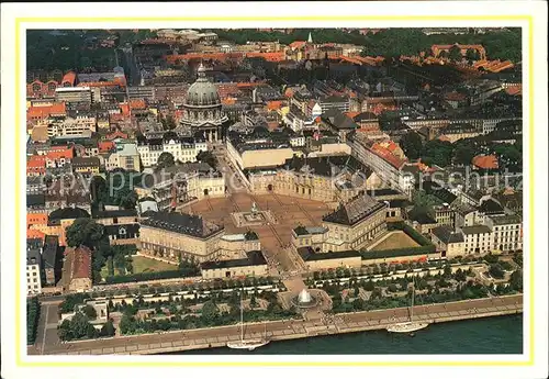 Amalienborg Schloss Fliegeraufnahme Kat. Daenemark