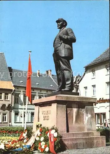 Eisleben Lenindenkmal Statue Lutherstadt Kat. Eisleben