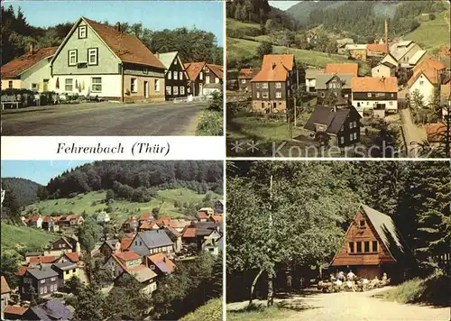 Fehrenbach Thueringer Wald HOG Rasthof Teilansichten Waldbaude Werraquelle Kat. Masserberg