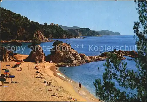 Santa Cristina de Aro Playa Strand Kueste Kat. Costa Brava Spanien