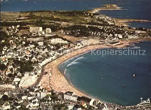 Quiberon Morbihan Grand plage Pointe du Conguel vue aerienne Kat. Quiberon