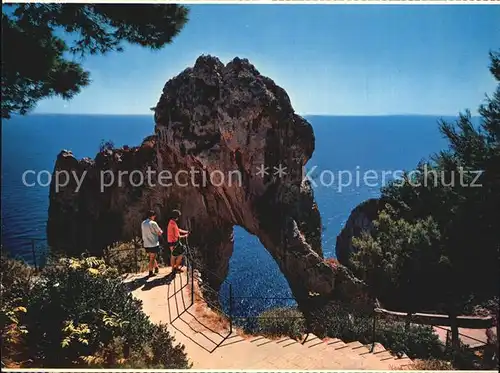 Capri Arco naturale Felsen Kat. Golfo di Napoli