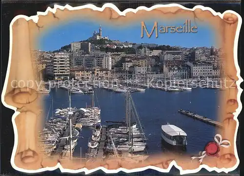 Marseille Le Vieux Port Yachthafen Kat. Marseille