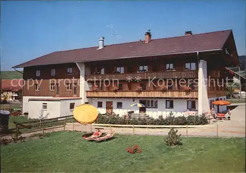 Gruenenbach Allgaeu Landhaus Laerchenhof Kat. Gruenenbach