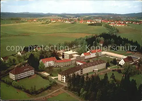 Zellerfeld Kurklinik am Hasenbach Fliegeraufnahme Kat. Clausthal Zellerfeld