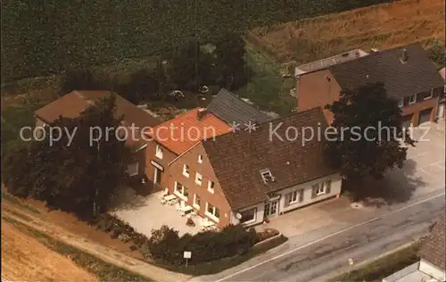 Borgholzhausen Heinrich Zurmuehlen Gasthaus Fliegeraufnahme Kat. Borgholzhausen