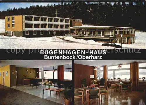 Buntenbock Bugenhagen Haus Familien Erholungsheim Kat. Clausthal Zellerfeld