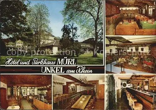 Unkel Hotel Parkhaus Muerl Restaurant Bar Kat. Unkel