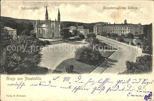 Neustrelitz Schlosskirche Schloss Kat. Neustrelitz