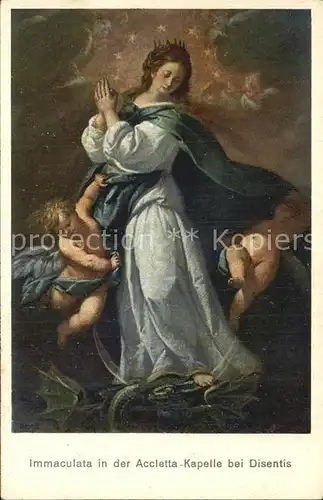 Disentis GR Immaculata in der Accletta Kapelle Kat. Disentis