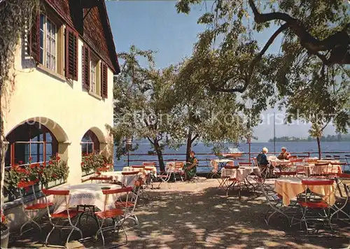 Steckborn Untersee Hotel Restaurant Glarisegg Terrasse