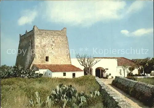 Menorca Turm von Cuart Kat. Spanien