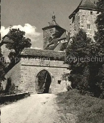 Rothenburg Tauber Kobolzeller Tor Kat. Rothenburg ob der Tauber