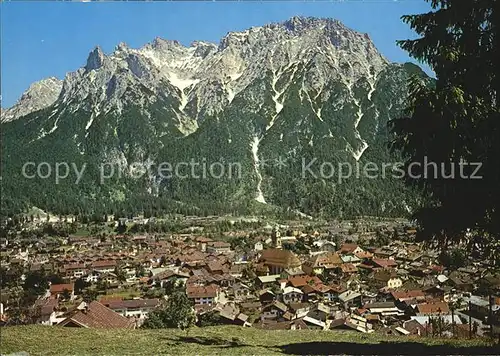 Mittenwald Bayern Karwendel Kat. Mittenwald