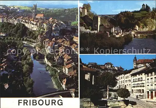 Fribourg FR Teilansichten Kat. Fribourg FR
