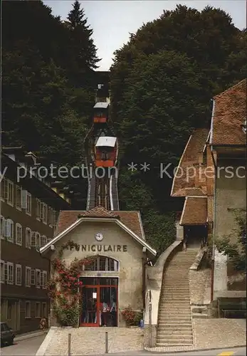 Fribourg FR Standseilbahn Kat. Fribourg FR