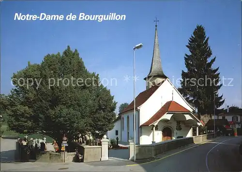 Fribourg FR Chapelle de Notre Dame de Bourgullion Kat. Fribourg FR